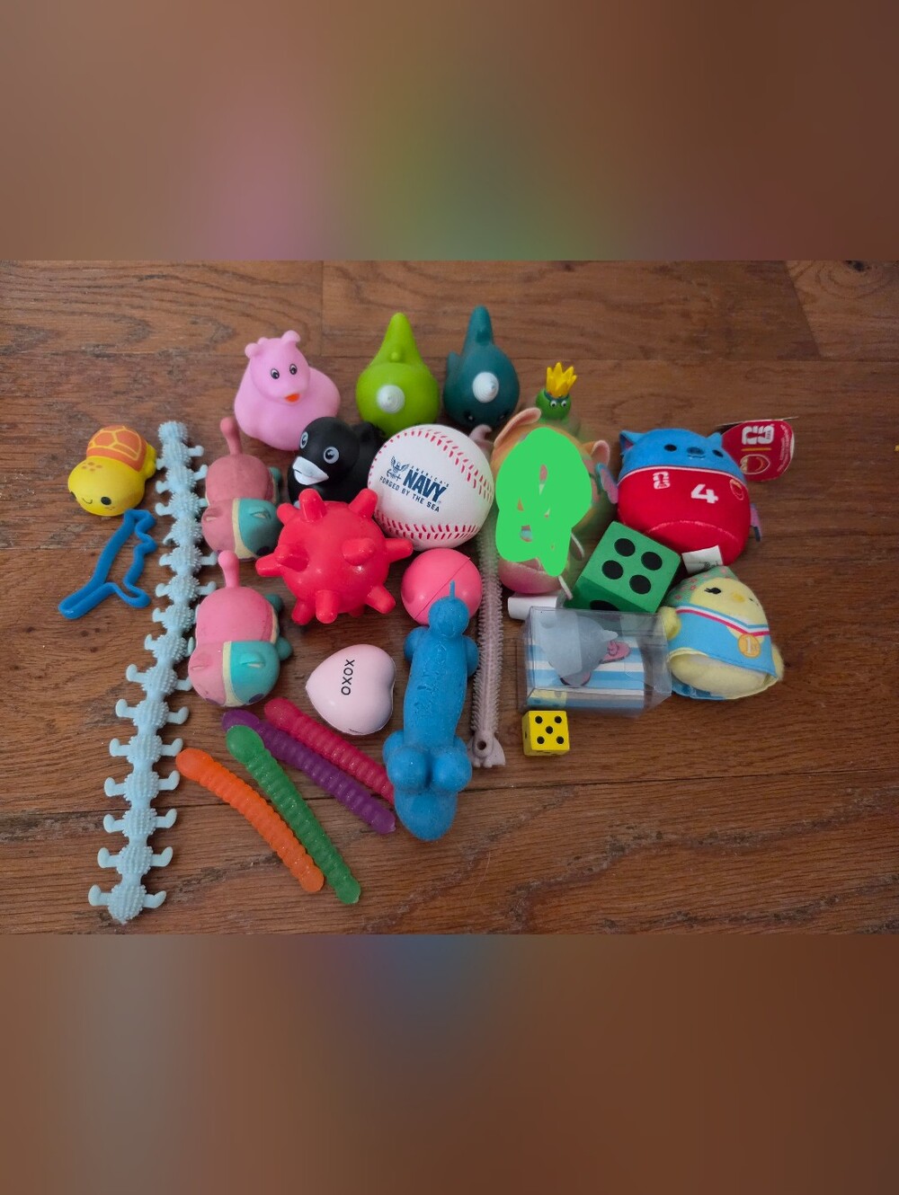 Assorted Kids Toy Squeaky Bath & Play Set - Multicolor